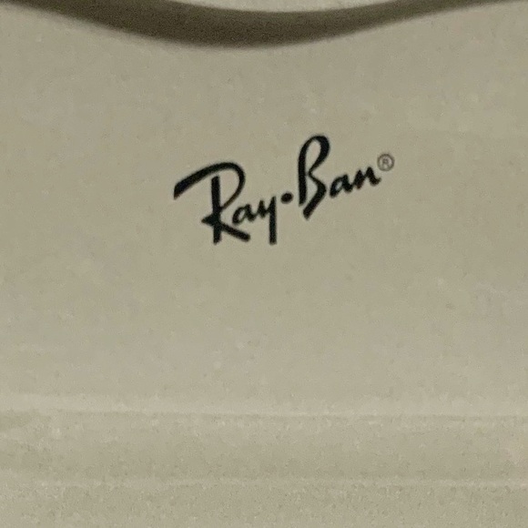 Ray-Ban Optical Hard Cell Subglasses Case Embossed Branding Across Front of Case - Picture 7 of 8
